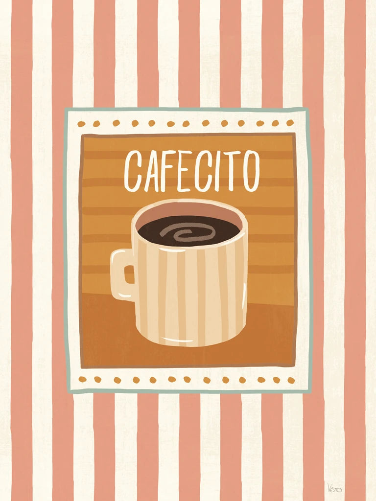 Cafe Patchwork III by Veronique Charron