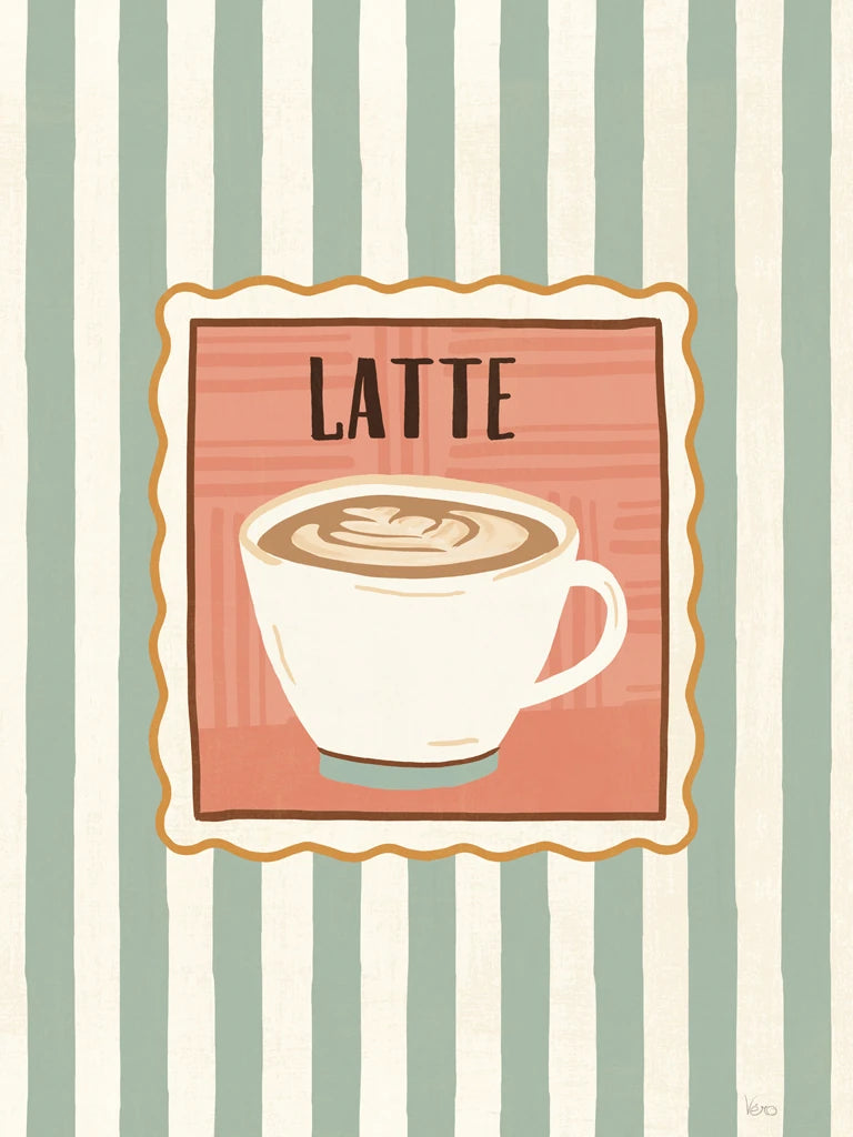 Cafe Patchwork IV by Veronique Charron