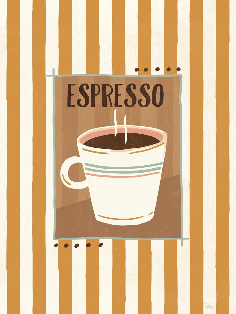 Cafe Patchwork V by Veronique Charron