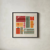 Chill and Cheer II by Veronique Charron. Shown in a sleek black glass frame for a contemporary gallery look. Available as an archival giclee rolled canvas, fine art paper, or poster print. SKU 102240a.