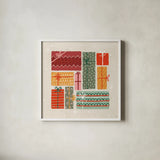 Chill and Cheer II by Veronique Charron. Shown in a crisp white glass frame for a clean and minimalist style. Available as an archival giclee rolled canvas, fine art paper, or poster print. SKU 102240a.