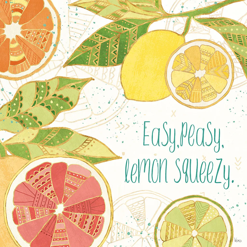 Citrus Splash III by Veronique Charron. SKU 37555a. Archival Giclee Fine art print for wall decor.