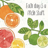 Citrus Splash IV Black Text by Veronique Charron. SKU 56942a. Archival Giclee Fine art print for wall decor.