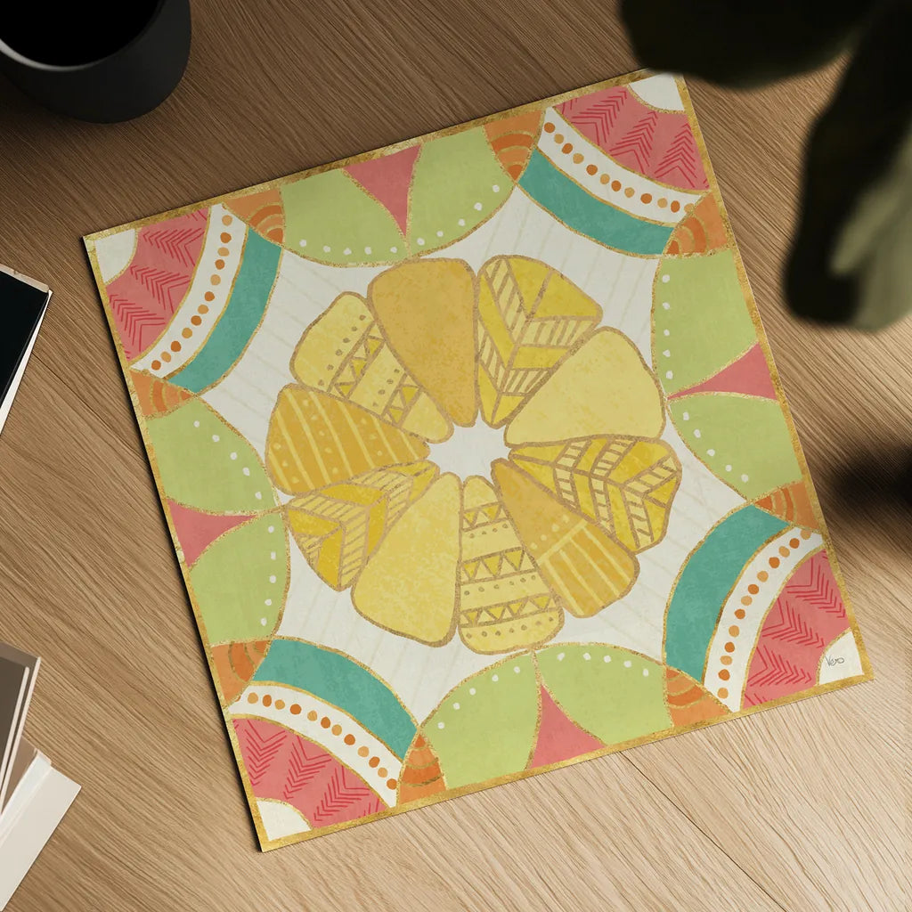 Citrus Splash IX by Veronique Charron. Shown as a detailed flat fine art print, highlighting archival giclee quality. Available as an archival giclee rolled canvas, fine art paper, or poster print. SKU 37561a.