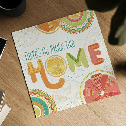 Citrus Splash VI by Veronique Charron. Shown as a detailed flat fine art print, highlighting archival giclee quality. Available as an archival giclee rolled canvas, fine art paper, or poster print. SKU 37558a.