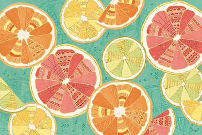 Citrus Splash XI by Veronique Charron. SKU 38280i. Archival Giclee Fine art print for wall decor.
