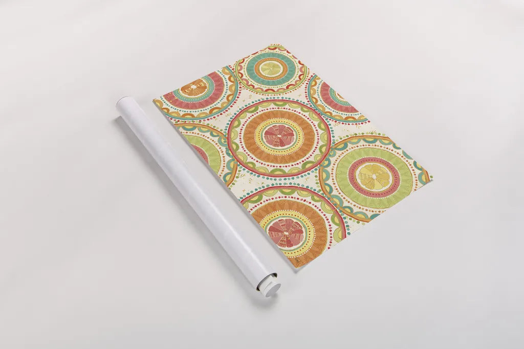 Citrus Splash XIII by Veronique Charron. shown as a rolled paper print. Available as archival giclee rolled canvas, fine art paper, or poster print. SKU 38282i.