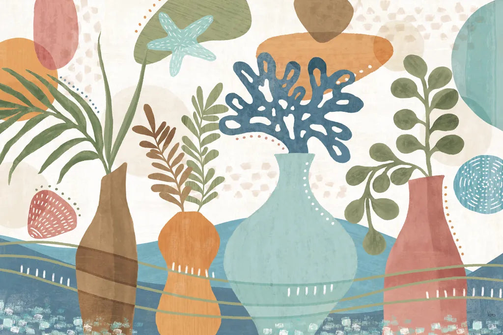 Coastal Creations I by Veronique Charron. SKU 71791i. Archival Giclee Fine art print for wall decor.