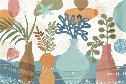 Coastal Creations I by Veronique Charron. SKU 71791i. Archival Giclee Fine art print for wall decor.