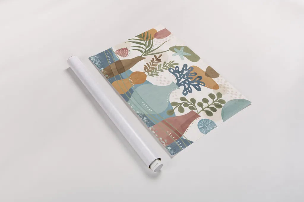 Coastal Creations I by Veronique Charron. shown as a rolled paper print. Available as archival giclee rolled canvas, fine art paper, or poster print. SKU 71791i.