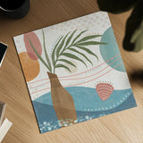 Coastal Creations II by Veronique Charron. Shown as a detailed flat fine art print, highlighting archival giclee quality. Available as an archival giclee rolled canvas, fine art paper, or poster print. SKU 71792a.