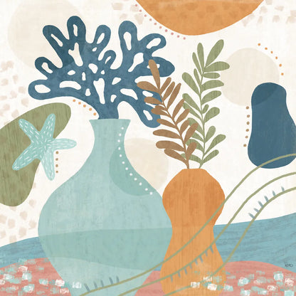 Coastal Creations III by Veronique Charron. SKU 71793a. Archival Giclee Fine art print for wall decor.