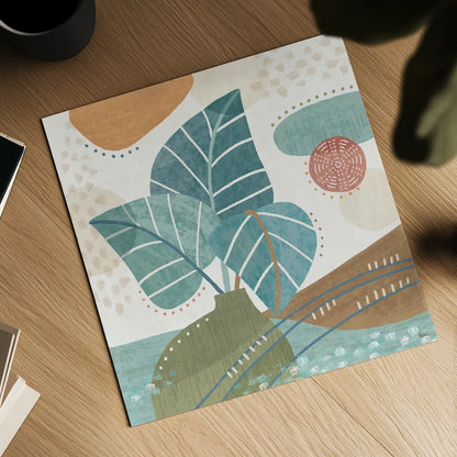 Coastal Creations V by Veronique Charron. Shown as a detailed flat fine art print, highlighting archival giclee quality. Available as an archival giclee rolled canvas, fine art paper, or poster print. SKU 71795a.