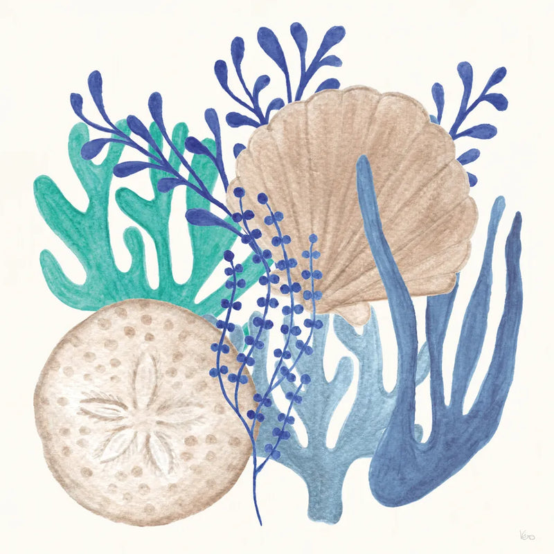 Coastal Currents VI by Veronique Charron. SKU 91768a. Archival Giclee Fine art print for wall decor.