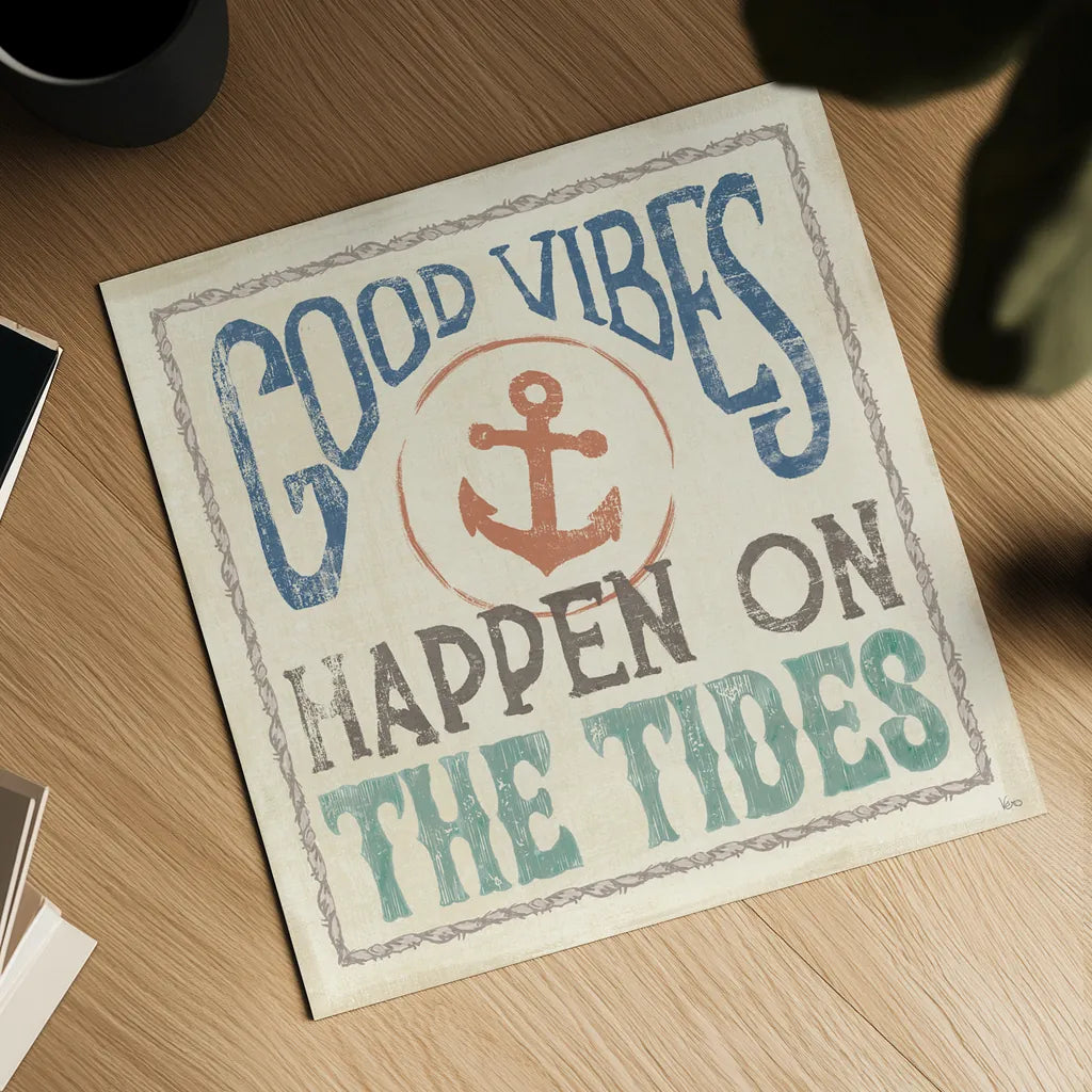 Coastal Portrait III by Veronique Charron. Shown as a detailed flat fine art print, highlighting archival giclee quality. Available as an archival giclee rolled canvas, fine art paper, or poster print. SKU 72676a.