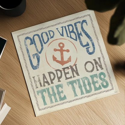 Coastal Portrait III by Veronique Charron. Shown as a detailed flat fine art print, highlighting archival giclee quality. Available as an archival giclee rolled canvas, fine art paper, or poster print. SKU 72676a.