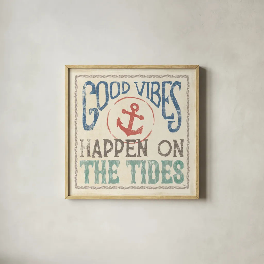 Coastal Portrait III Coral by Veronique Charron. Shown in a natural wood glass frame for a timeless modern aesthetic. Available as an archival giclee rolled canvas, fine art paper, or poster print. SKU 73917a.