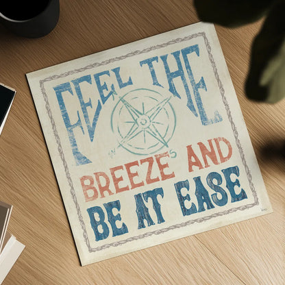 Coastal Portrait IV by Veronique Charron. Shown as a detailed flat fine art print, highlighting archival giclee quality. Available as an archival giclee rolled canvas, fine art paper, or poster print. SKU 72677a.