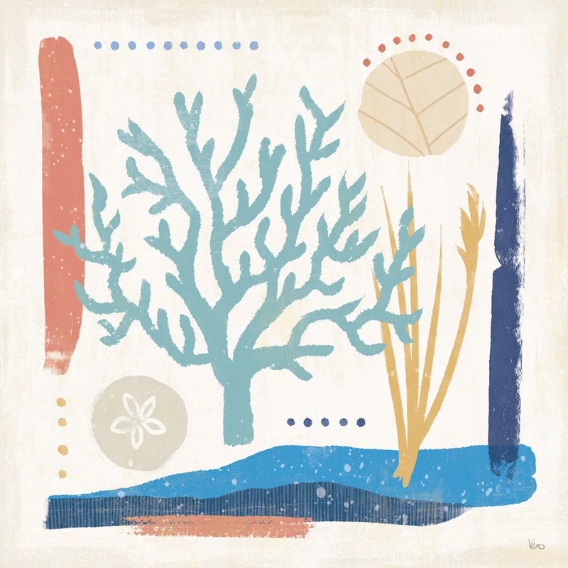 Coastal View V by Veronique Charron. SKU 64980a. Archival Giclee Fine art print for wall decor.
