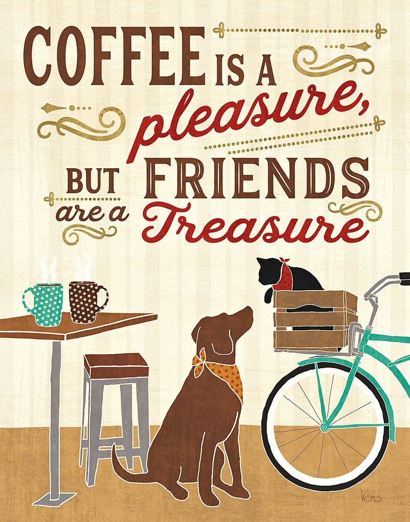 Coffee and Friends II by Veronique Charron