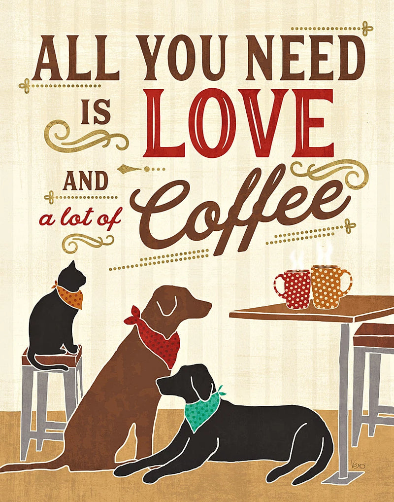 Coffee and Friends III by Veronique Charron