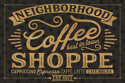 Coffee and Friends IV by Veronique Charron. SKU 27071i. Archival Giclee Fine art print for wall decor.