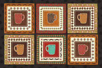 Coffee and Friends IX by Veronique Charron. SKU 27076i. Archival Giclee Fine art print for wall decor.