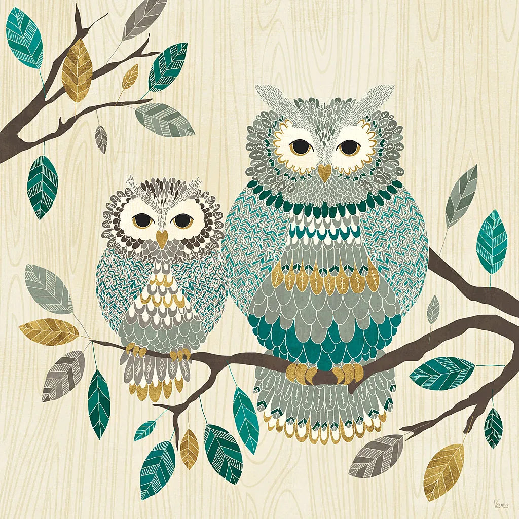 Cool Feathers I by Veronique Charron. SKU 22540a. Archival Giclee Fine art print for wall decor.