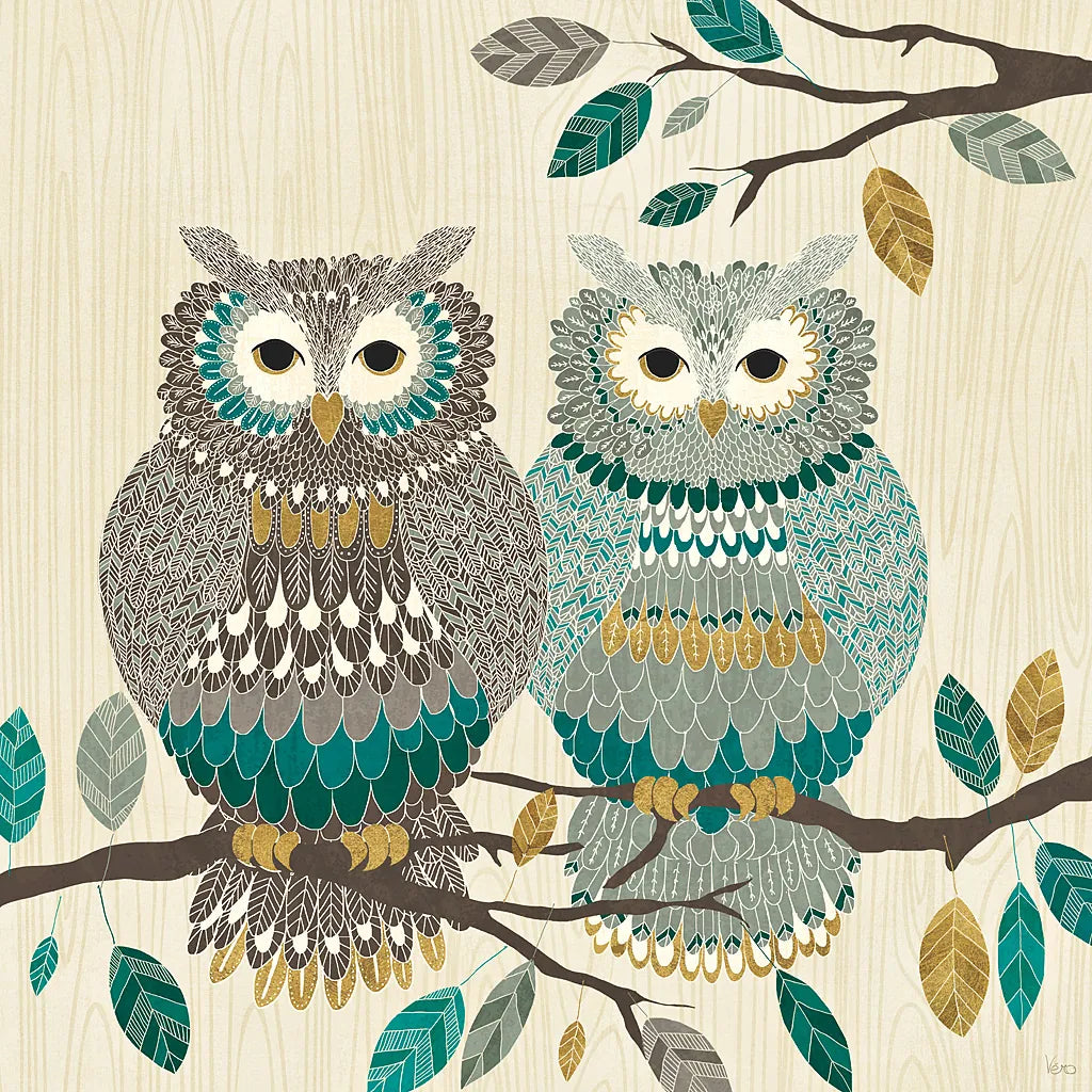 Cool Feathers II by Veronique Charron. SKU 22541a. Archival Giclee Fine art print for wall decor.