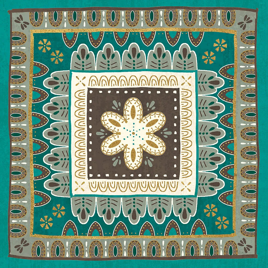 Cool Feathers Tiles II by Veronique Charron. SKU 22545a. Archival Giclee Fine art print for wall decor.