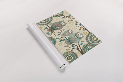 Cool Feathers V by Veronique Charron. shown as a rolled paper print. Available as archival giclee rolled canvas, fine art paper, or poster print. SKU 22548i.