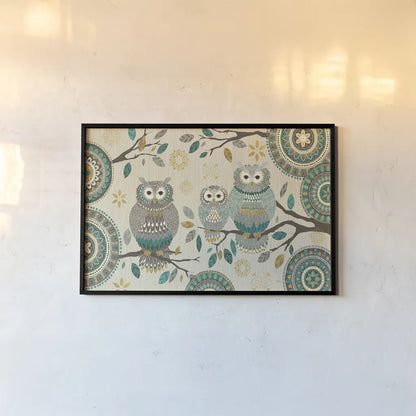 Cool Feathers V by Veronique Charron. shown as a paper print in a black flame. Available as a archival giclee rolled canvas, fine art paper, or poster print. SKU 22548i.