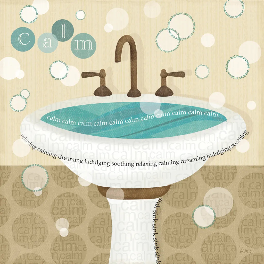 Dancing Bubbles I by Veronique Charron. SKU 8377a. Archival Giclee Fine art print for wall decor.