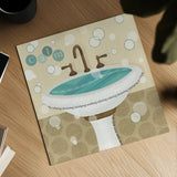 Dancing Bubbles I by Veronique Charron. Shown as a detailed flat fine art print, highlighting archival giclee quality. Available as an archival giclee rolled canvas, fine art paper, or poster print. SKU 8377a.