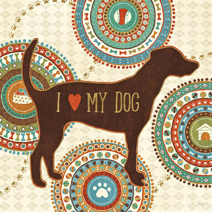 Dogs Life I by Veronique Charron. SKU 24753a. Archival Giclee Fine art print for wall decor.