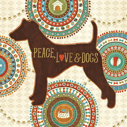 Dogs Life II by Veronique Charron. SKU 24754a. Archival Giclee Fine art print for wall decor.