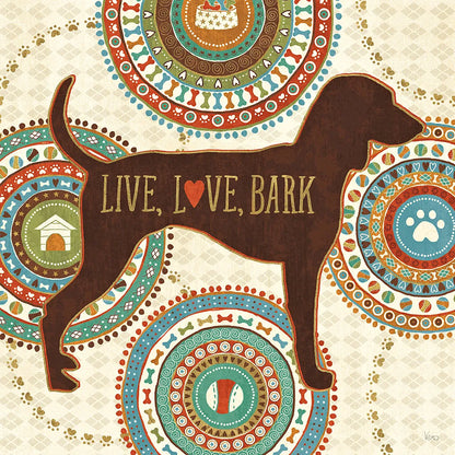 Dogs Life IV by Veronique Charron. SKU 24756a. Archival Giclee Fine art print for wall decor.