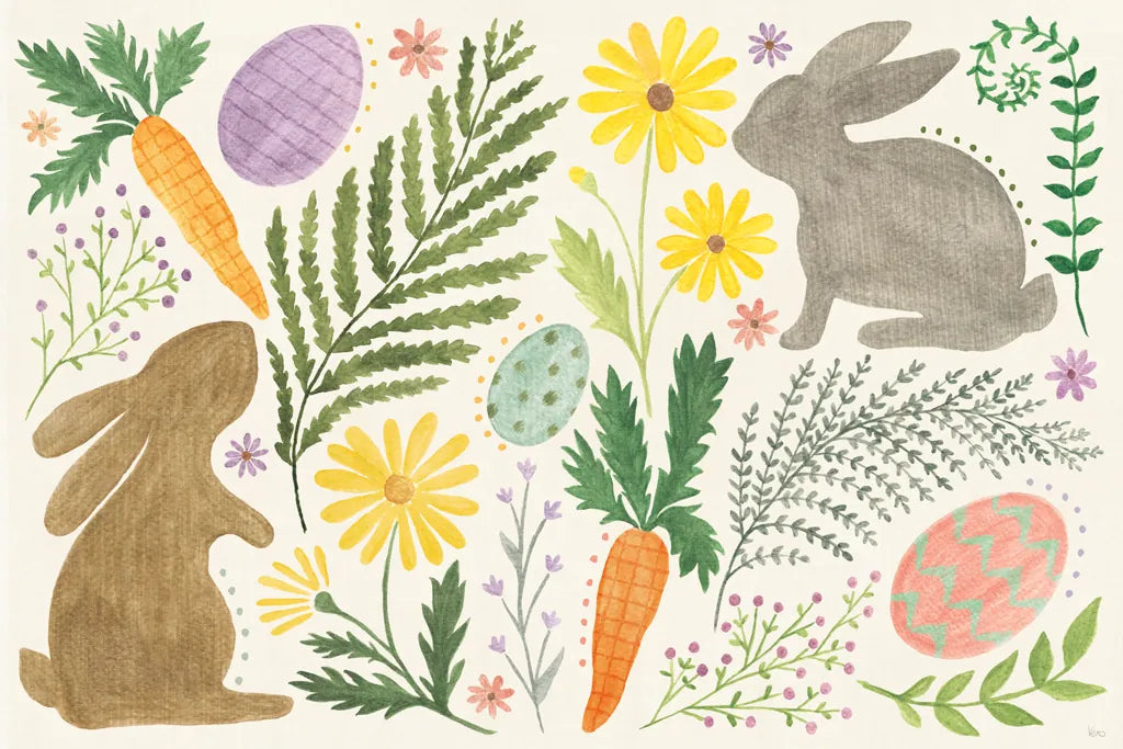 Easter Days I by Veronique Charron. SKU 93644i. Archival Giclee Fine art print for wall decor.