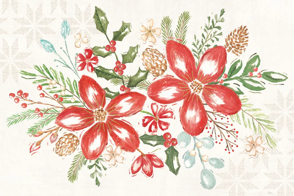 Elegant Holiday I by Veronique Charron. SKU 86105i. Archival Giclee Fine art print for wall decor.