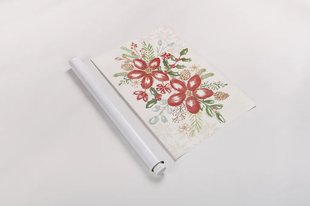 Elegant Holiday I by Veronique Charron. shown as a rolled paper print. Available as archival giclee rolled canvas, fine art paper, or poster print. SKU 86105i.