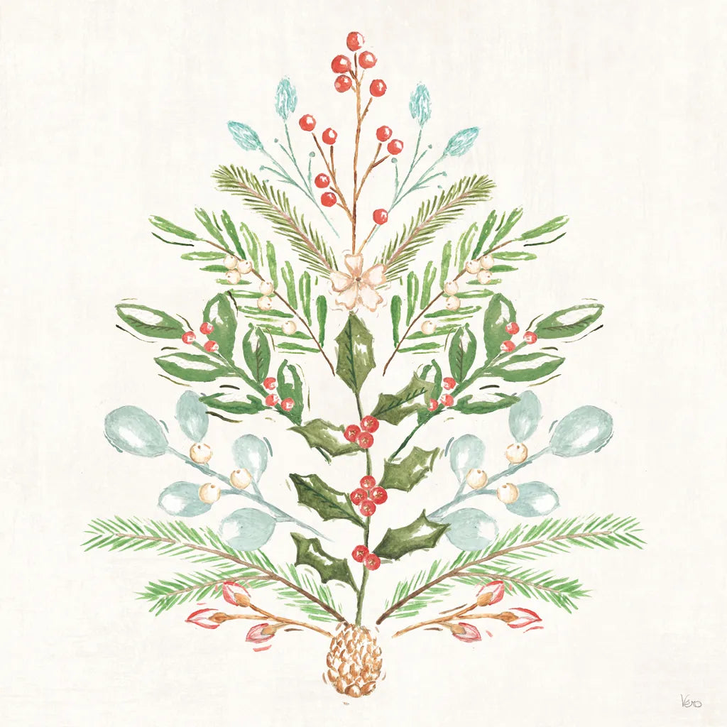 Elegant Holiday V by Veronique Charron. SKU 86109a. Archival Giclee Fine art print for wall decor.