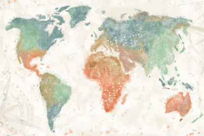 Explore the World I no Words by Veronique Charron. SKU 57621i. Archival Giclee Fine art print for wall decor.