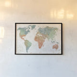 Explore the World I no Words by Veronique Charron. shown as a paper print in a black flame. Available as a archival giclee rolled canvas, fine art paper, or poster print. SKU 57621i.