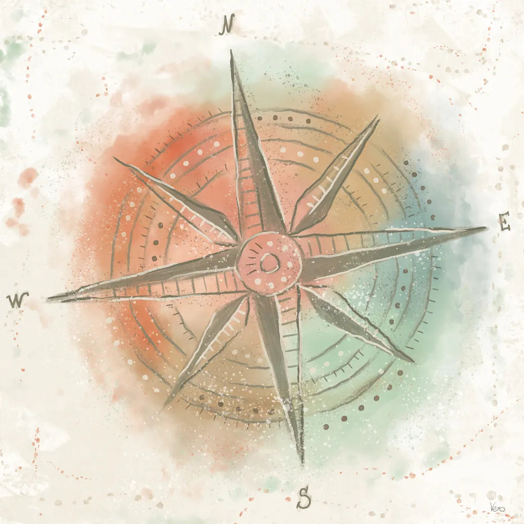 Explore the World II by Veronique Charron. SKU 55196a. Archival Giclee Fine art print for wall decor.