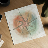 Explore the World II by Veronique Charron. Shown as a detailed flat fine art print, highlighting archival giclee quality. Available as an archival giclee rolled canvas, fine art paper, or poster print. SKU 55196a.