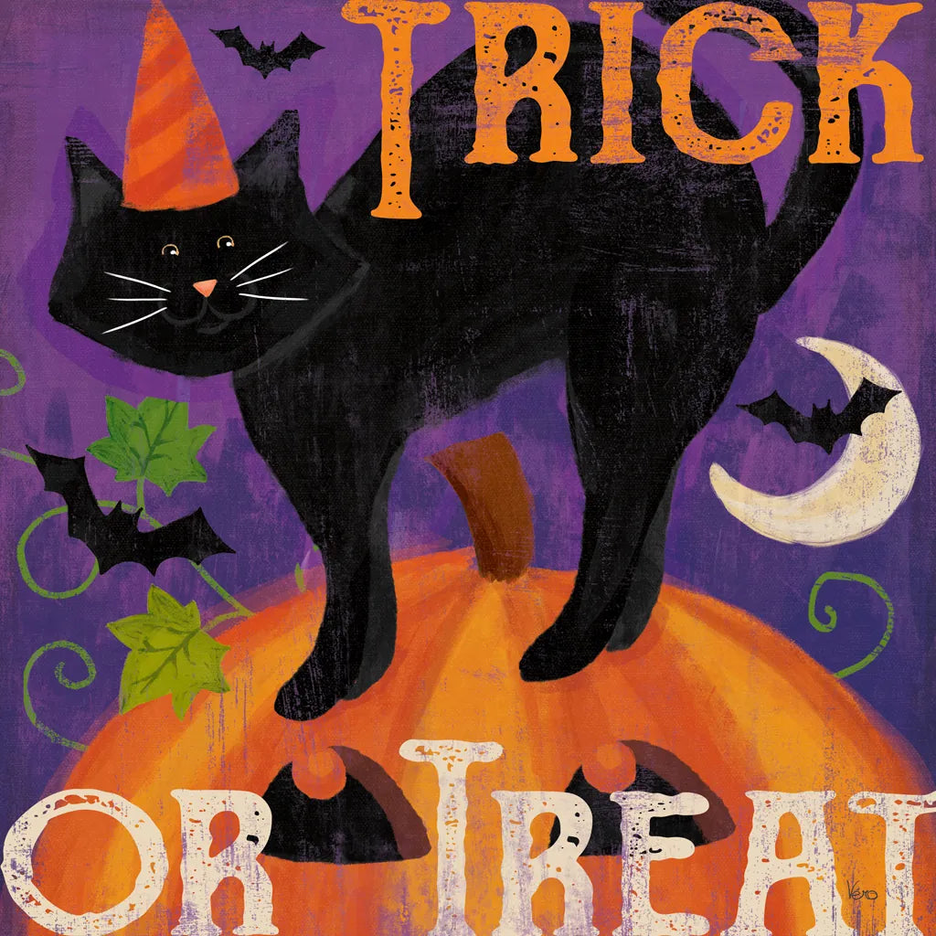 Festive Felines V by Veronique Charron. SKU 54888a. Archival Giclee Fine art print for wall decor.