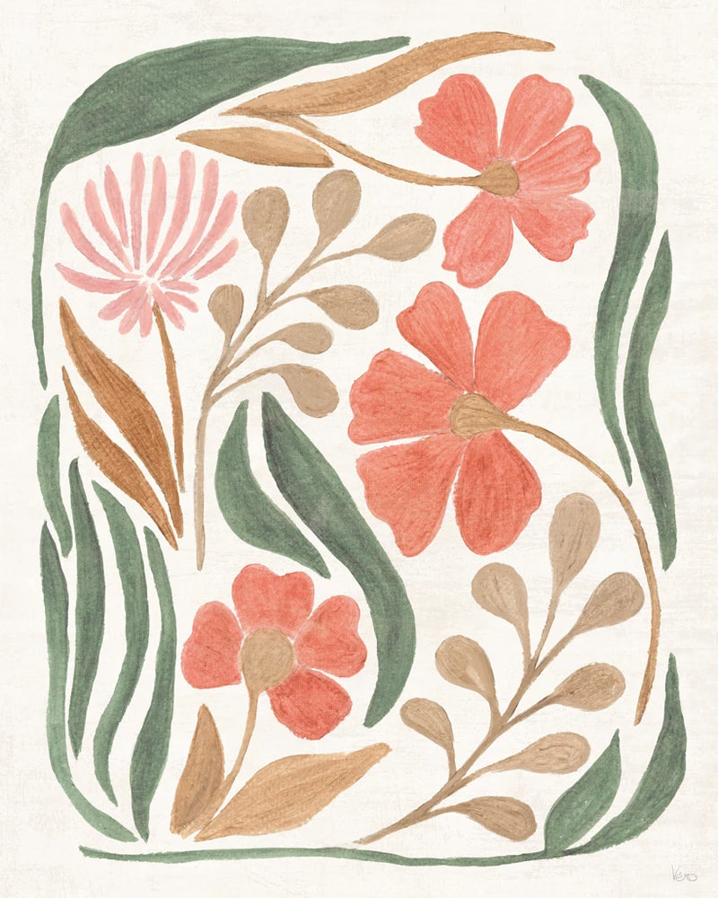 Floral Abstract I by Veronique Charron