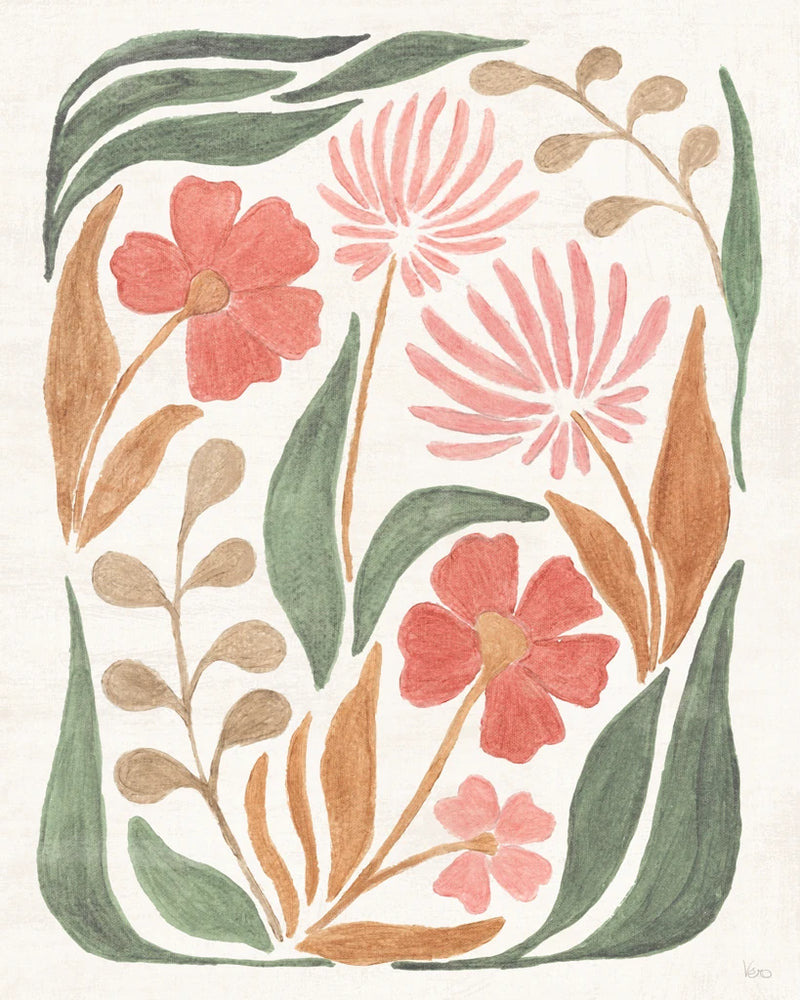 Floral Abstract II by Veronique Charron