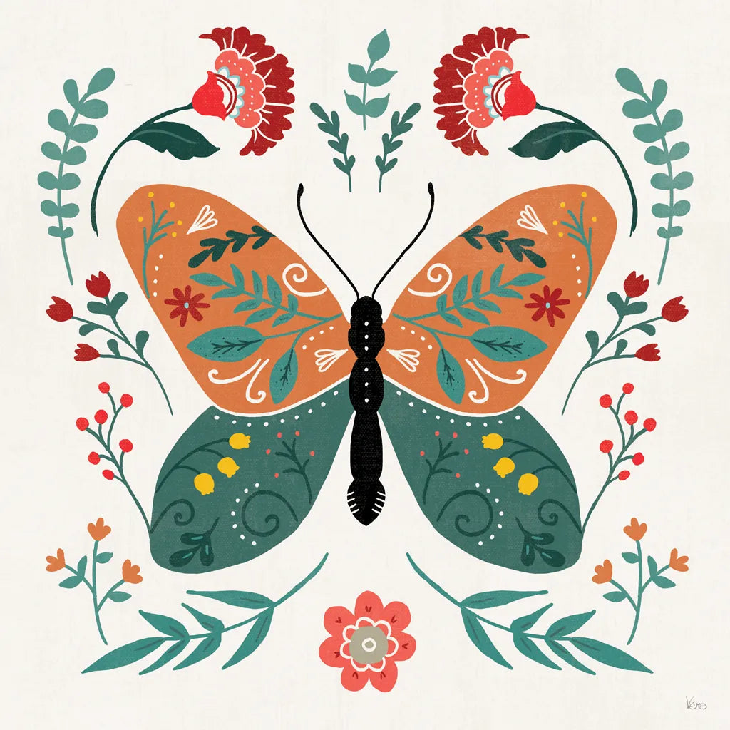 Floral Style V by Veronique Charron. SKU 82042a. Archival Giclee Fine art print for wall decor.