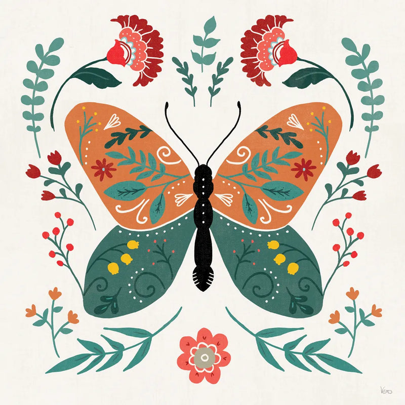 Floral Style V by Veronique Charron. SKU 82042a. Archival Giclee Fine art print for wall decor.